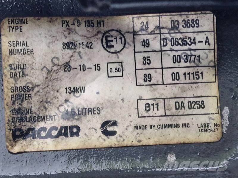 DAF PX-5 135 H1 Κινητήρες