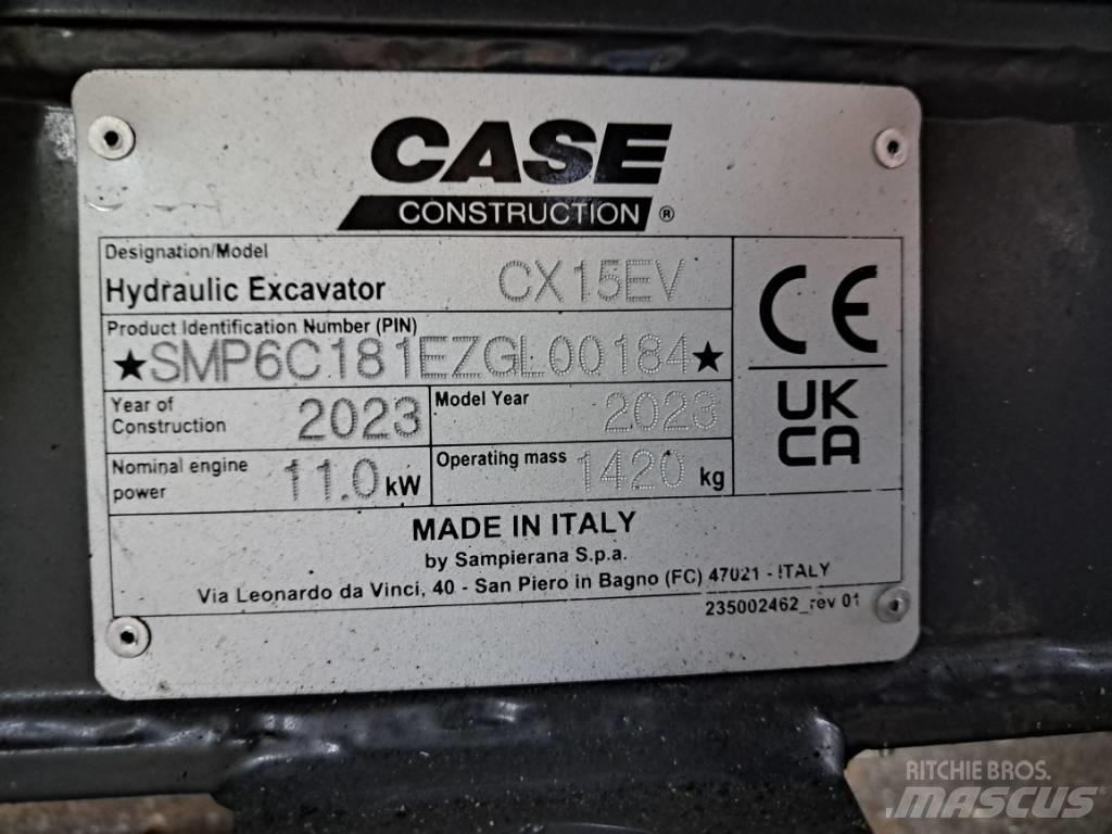 CASE CX15EV Εκσκαφάκι (διαβολάκι) < 7t
