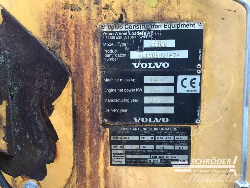 Volvo L 110 E Φορτωτές με λάστιχα (Τροχοφόροι)
