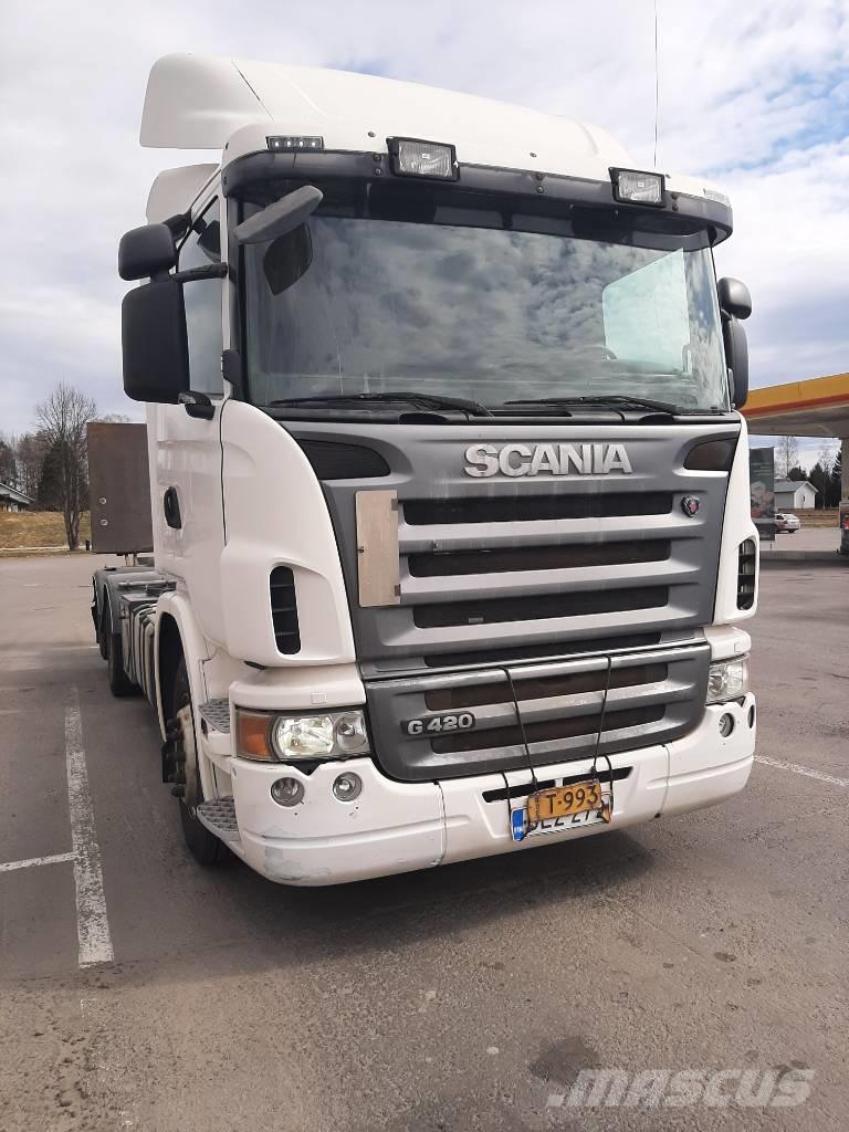 Scania G 420 Φορτηγά για εμπορευματοκιβώτια