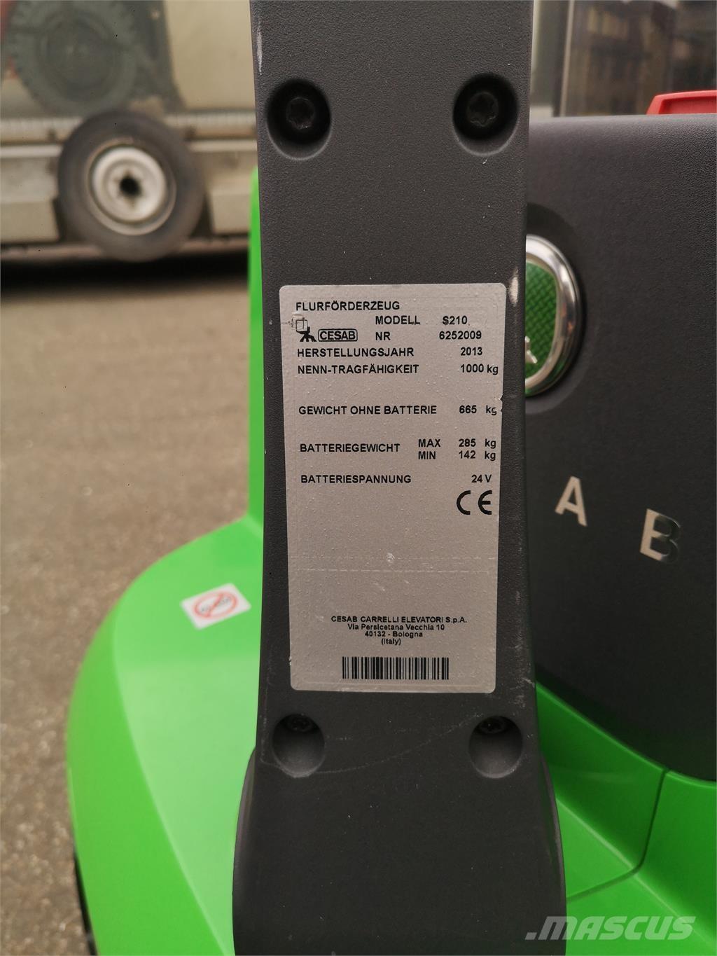 Cesab S210 Ηλεκτρικά παλετοφόρα με ιστό