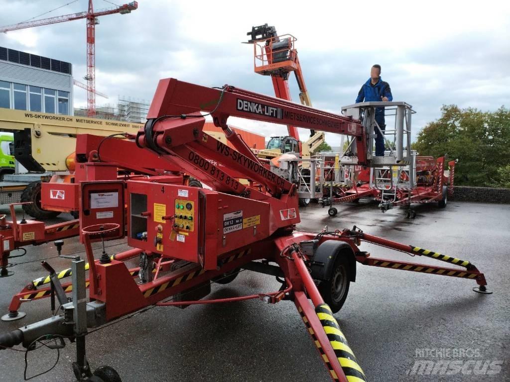 Denka-Lift DK 12 Εναέριες πλατφόρμες τοποθετημένες σε ρυμούλκα