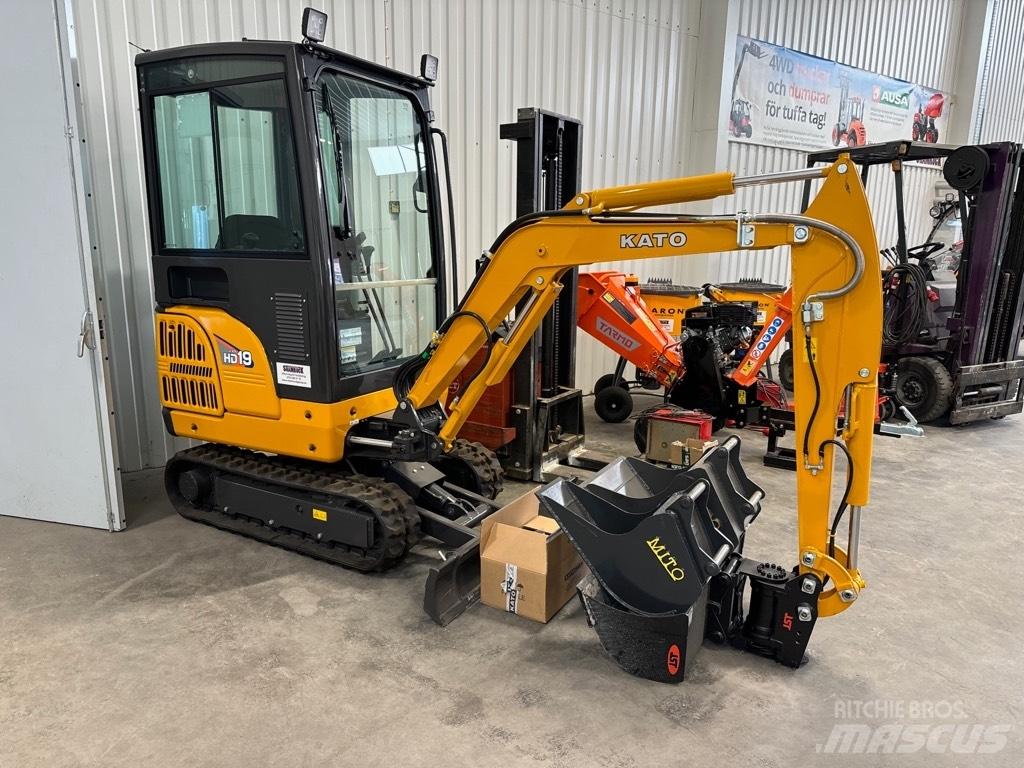 Kato HD 19vxt Εκσκαφάκι (διαβολάκι) < 7t