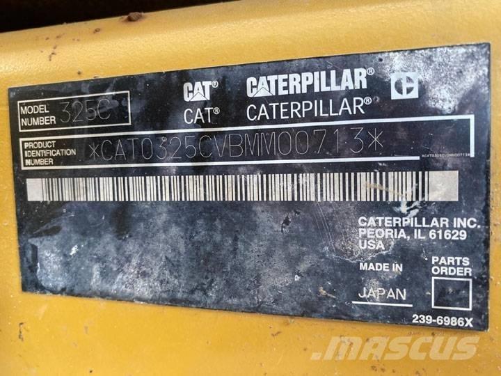 CAT 325CL Εκσκαφείς με ερπύστριες