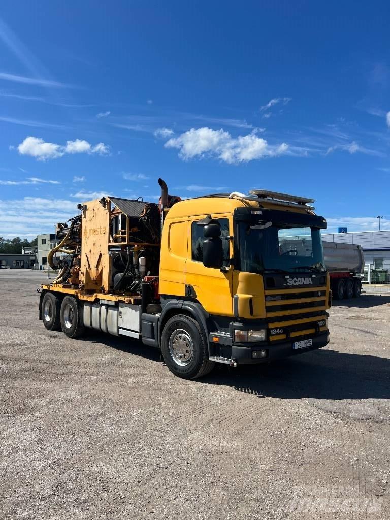 Scania 124 G 420 Μηχανήματα διάτρησης οριζόντιας-κάθετης