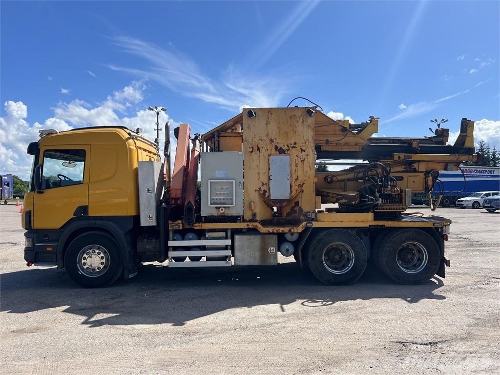 Scania 124 G 420 Μηχανήματα διάτρησης οριζόντιας-κάθετης