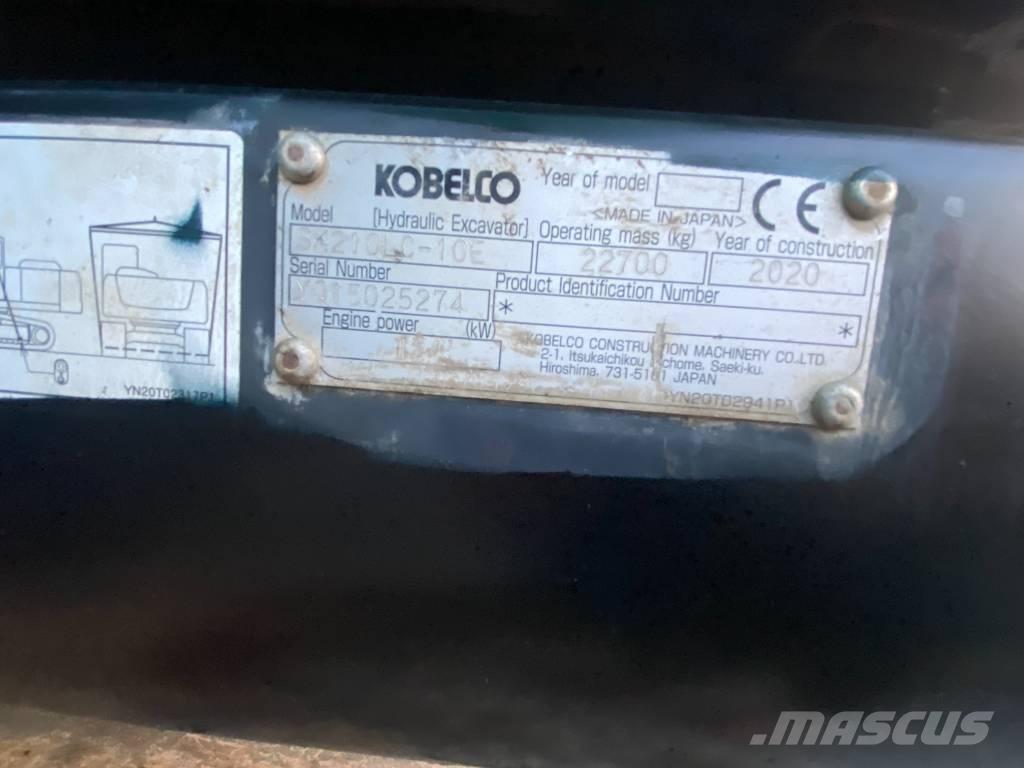 Kobelco SK210LC-10E Εκσκαφείς με ερπύστριες