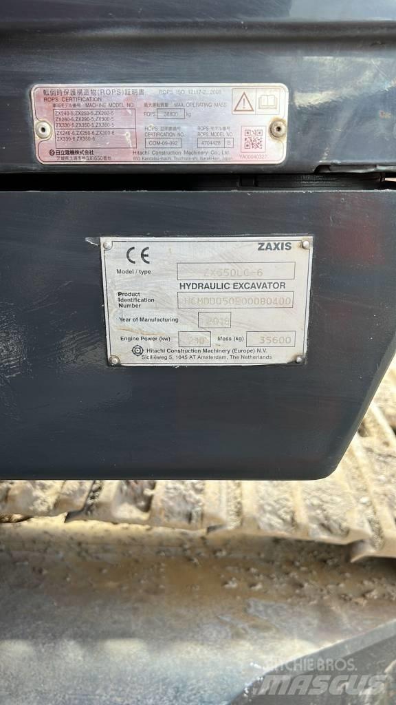 Hitachi ZX350-6 Εκσκαφείς με ερπύστριες