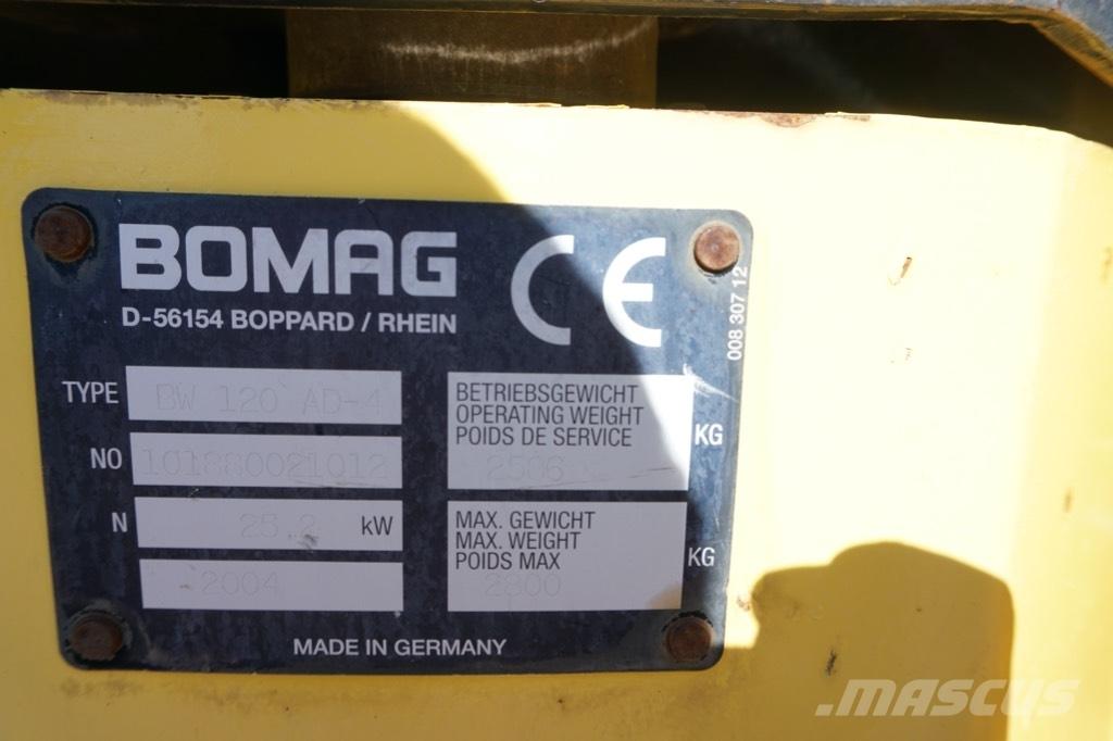 Bomag BW 120 AD-4 Οδοστρωτήρες διπλού κυλίνδρου