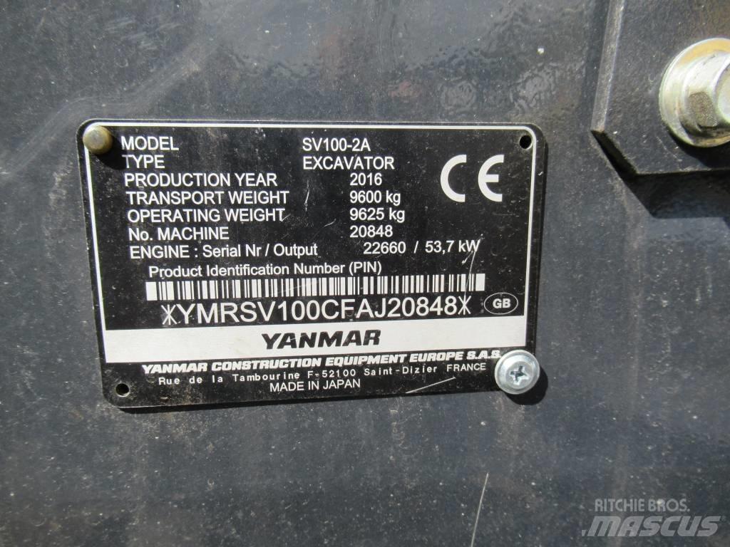 Yanmar SV 100-2A Μίνι εκσκαφείς 7t - 12t