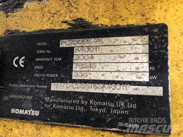 Komatsu PC 750 SE-7K Εκσκαφείς με ερπύστριες