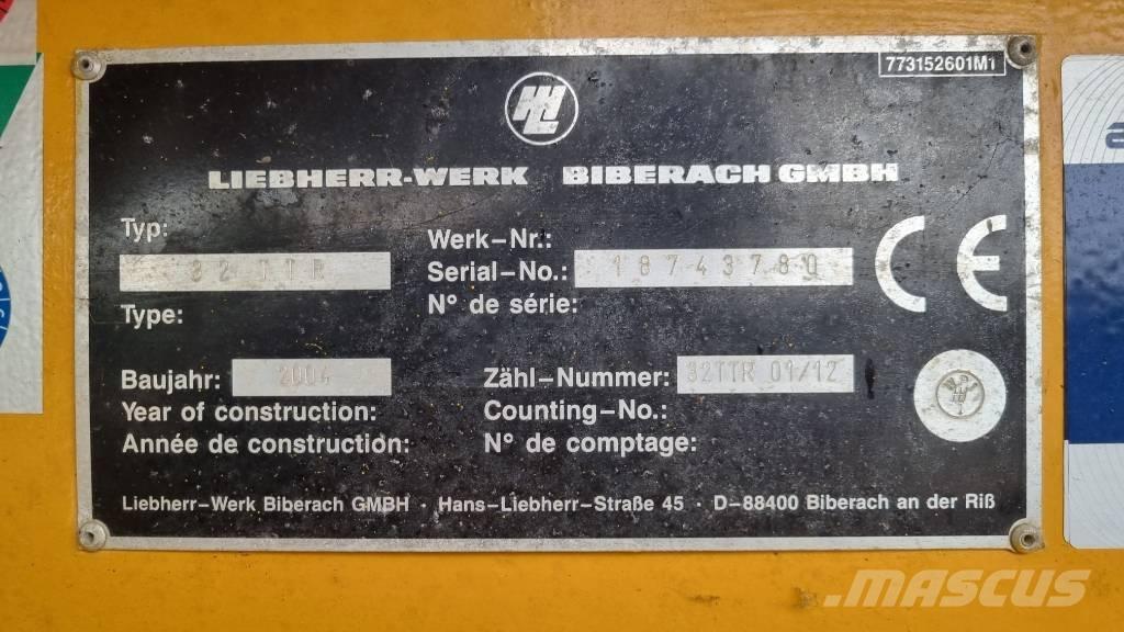 Liebherr 32 TTR Γερανοί με ερπύστριες