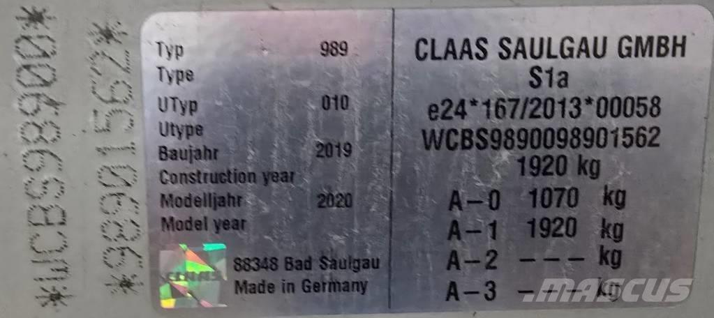 CLAAS Liner 3100 Αναμοχλευτήρες