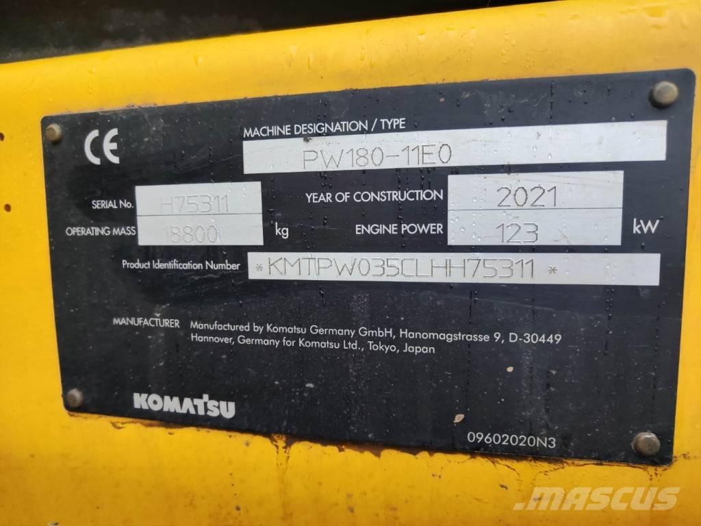 Komatsu PW180-11 Εκσκαφείς με τροχούς - λάστιχα