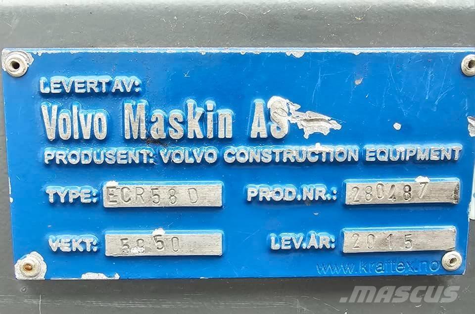 Volvo ECR 58 D Εκσκαφάκι (διαβολάκι) < 7t