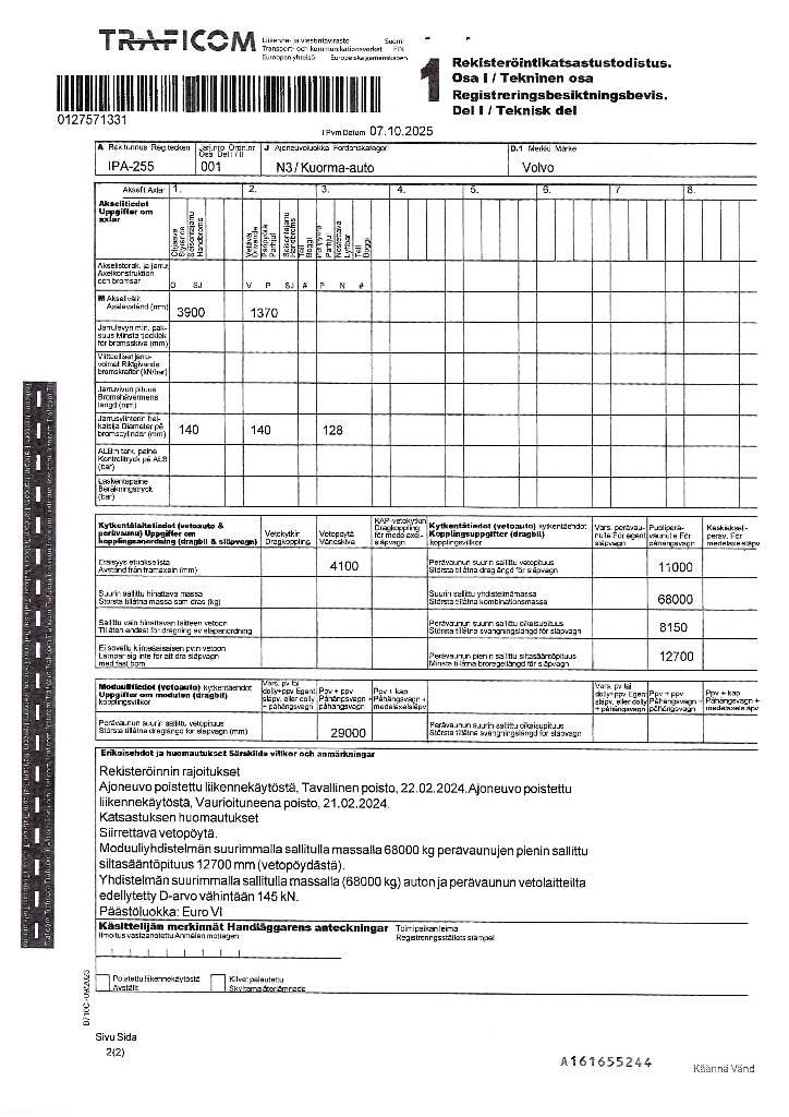 Volvo FH 460 LNG Τράκτορες