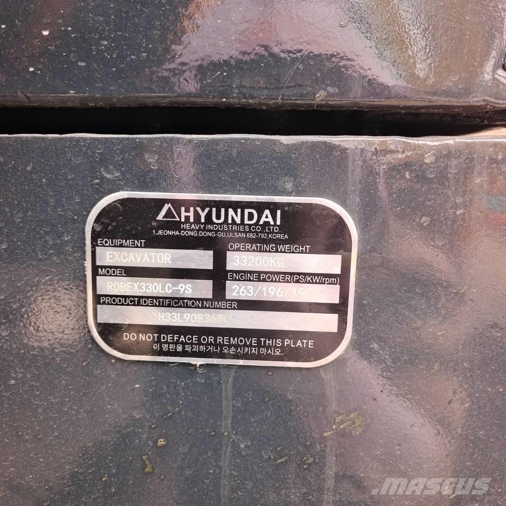 Hyundai 330LC-9T Εκσκαφείς με ερπύστριες