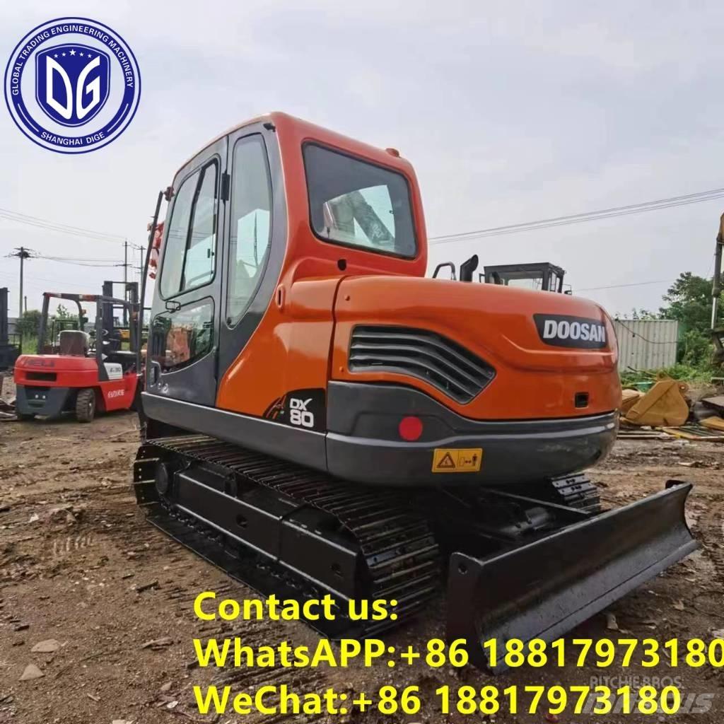 Doosan DX 80 Εκσκαφείς με ερπύστριες