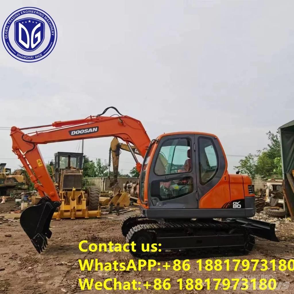 Doosan DX 80 Εκσκαφείς με ερπύστριες