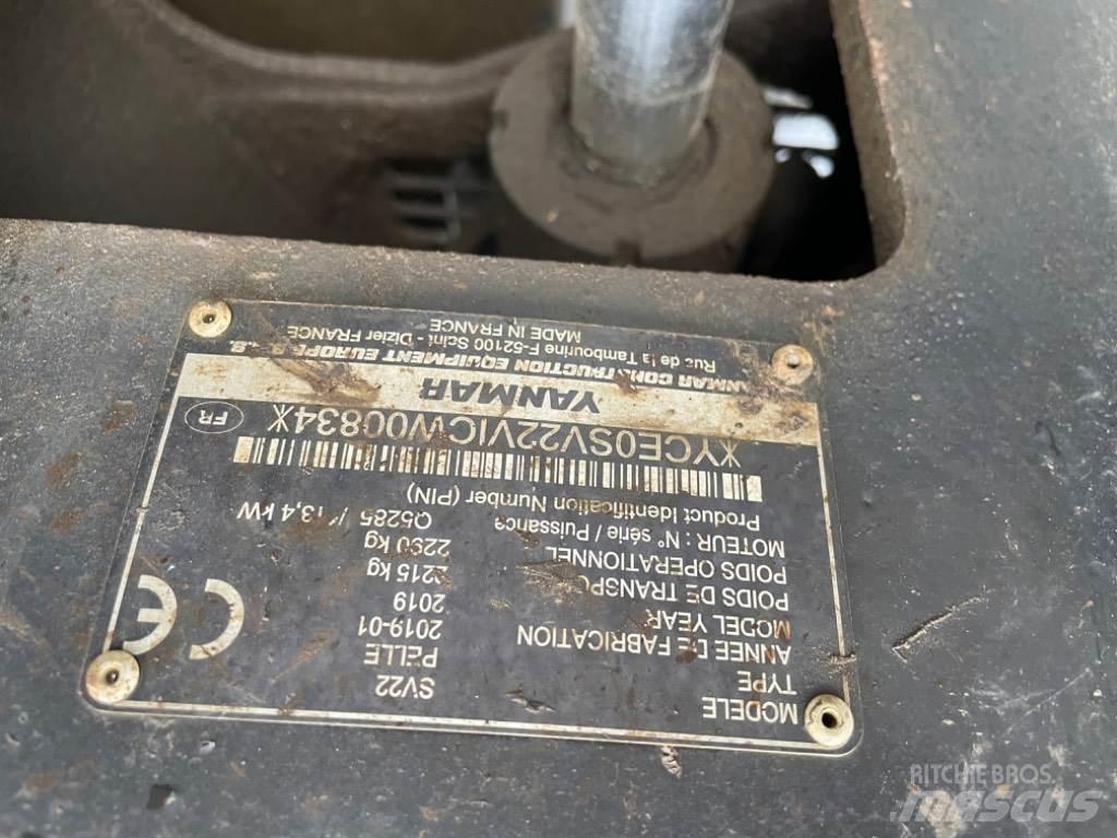 Yanmar SV22 (00834) Εκσκαφάκι (διαβολάκι) < 7t