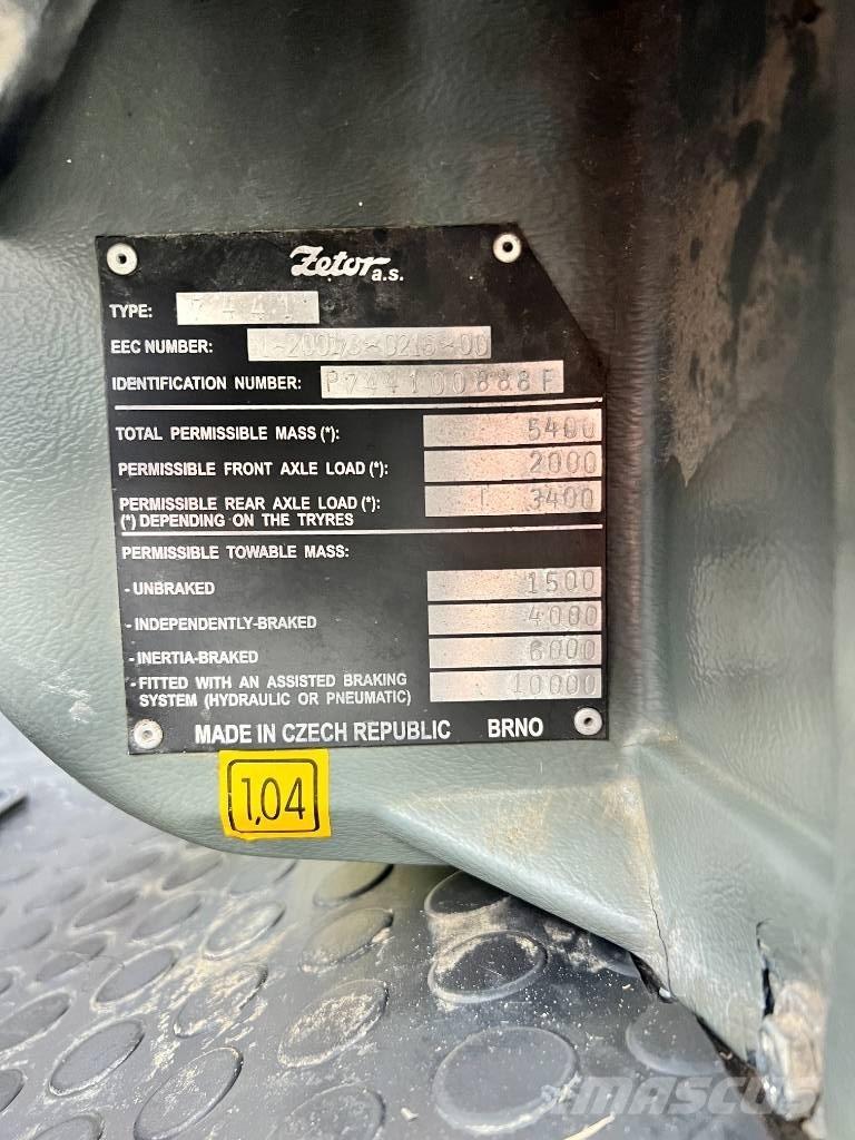 Zetor 7441 PROXIMA Τρακτέρ