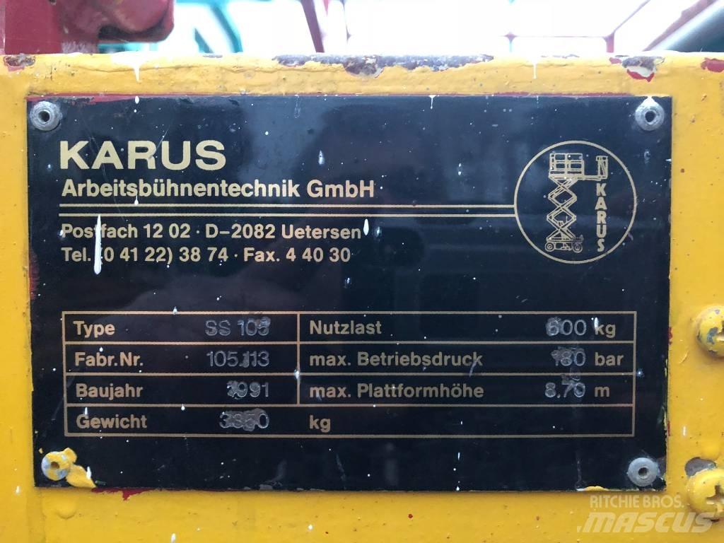 Karus SS105  V-3404 Ανυψωτήρες με κατακόρυφους πυλώνες