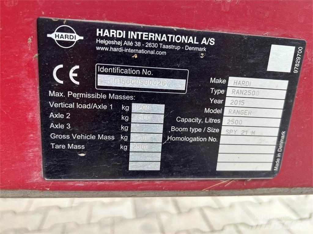 Hardi Ranger 2500 Ρυμουλκούμενα ψεκαστικά
