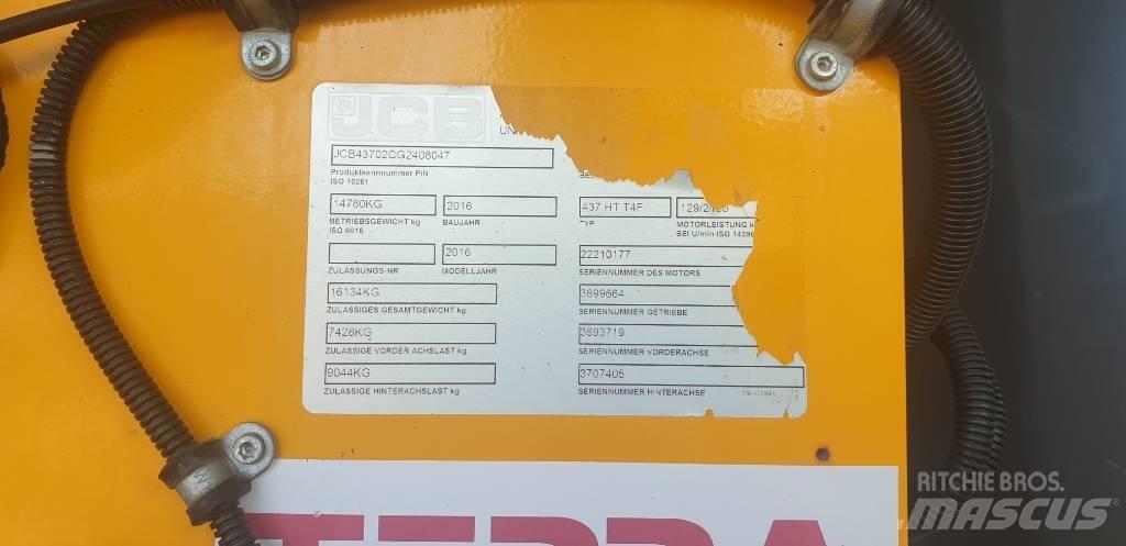 JCB 437 Φορτωτές με λάστιχα (Τροχοφόροι)