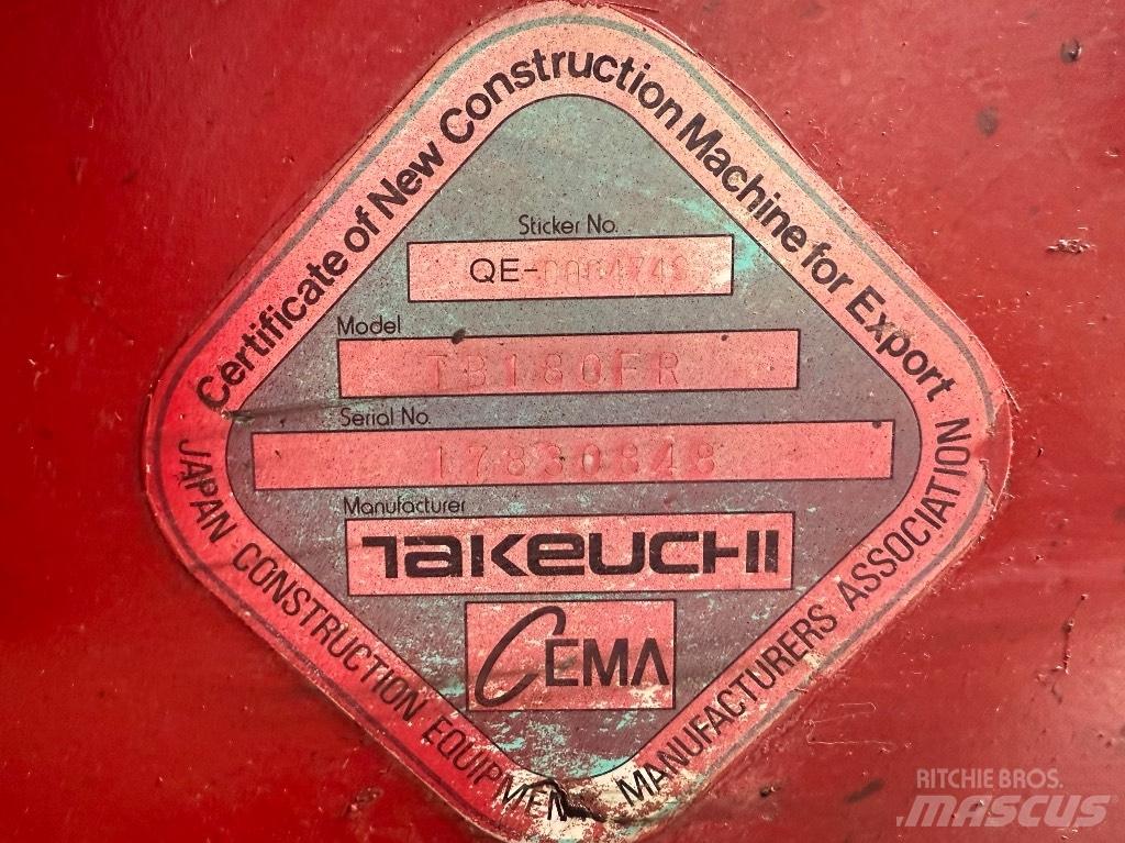 Takeuchi TB 180 FR Μίνι εκσκαφείς 7t - 12t