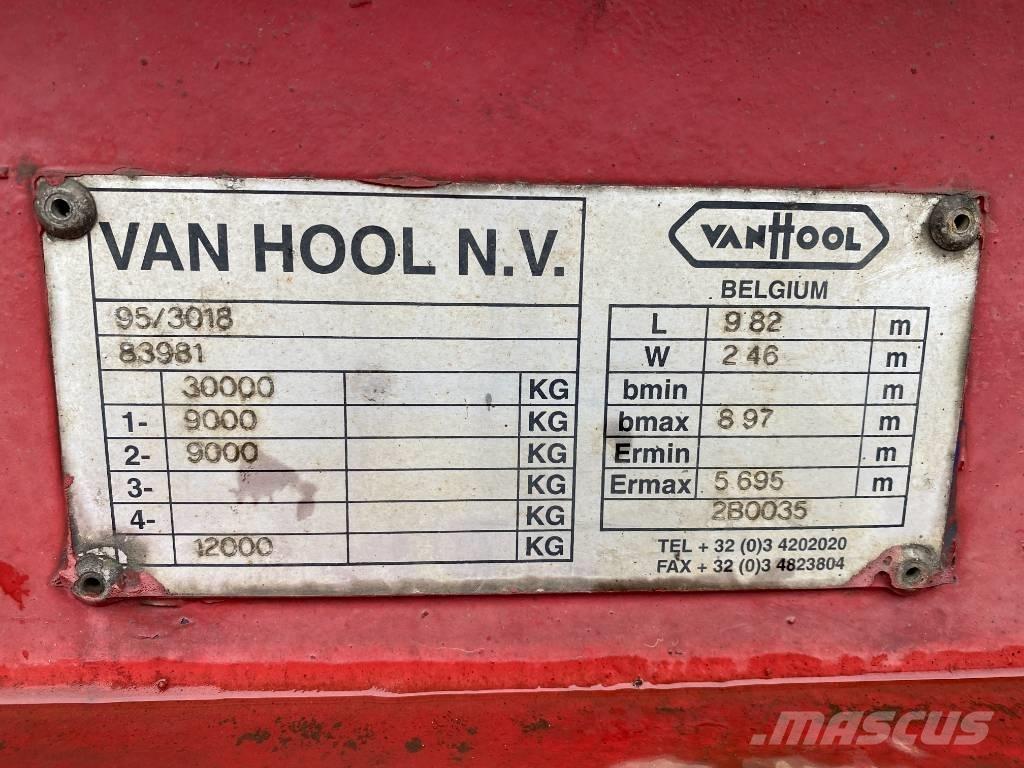 Van Hool W4757145090 Ημιρυμούλκες κόφα