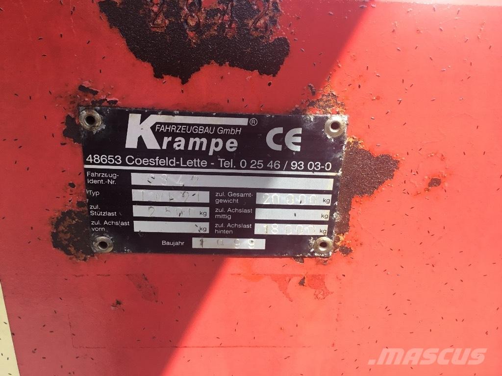 Krampe TWK21 Ανατρεπόμενες ρυμούλκες