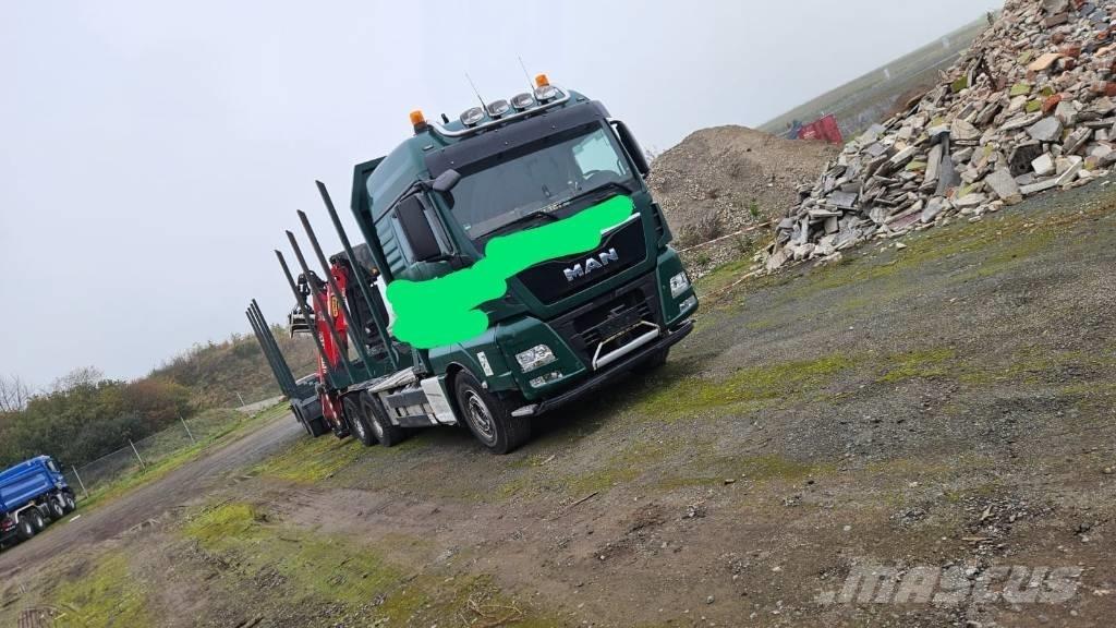 MAN TGX 26.580 Φορτηγά ξυλείας