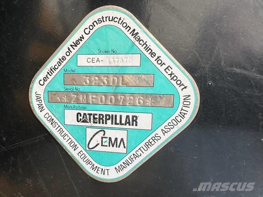 CAT 323 D LN Εκσκαφείς με ερπύστριες