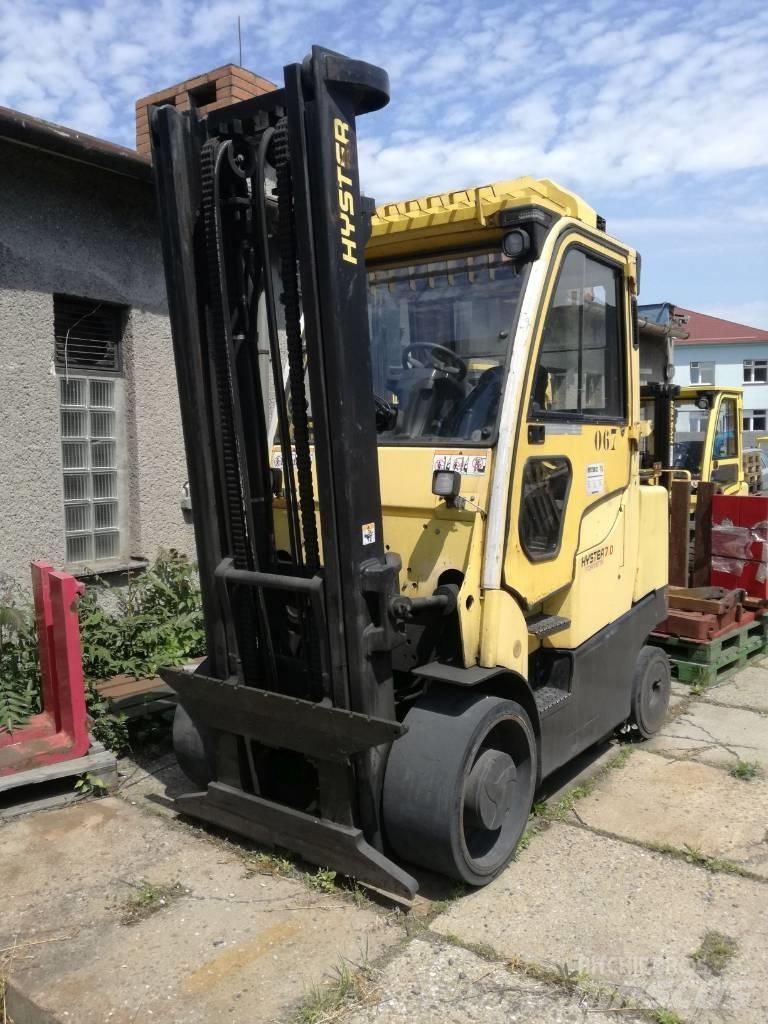 Hyster S7.0FT ROP Περονοφόρα ανυψωτικά κλαρκ με φυσικό αέριο LPG