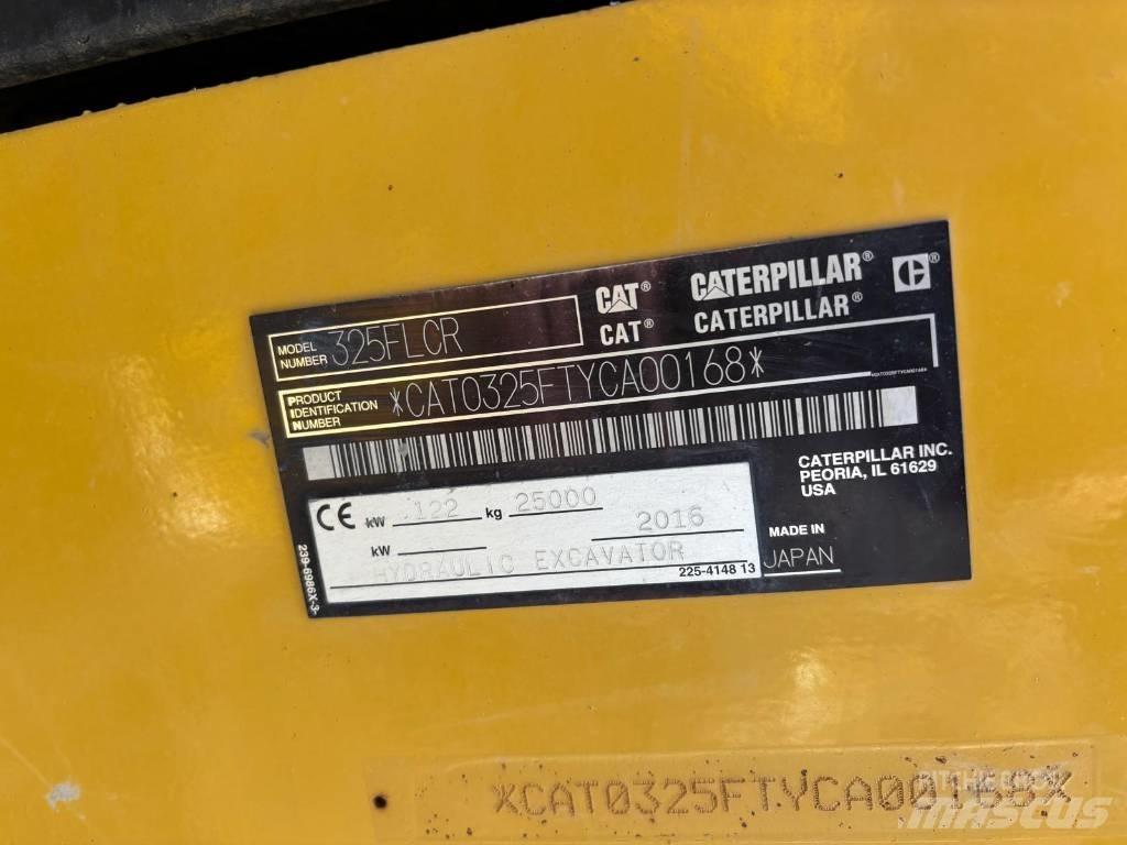 CAT 325 FL CR Εκσκαφείς με ερπύστριες