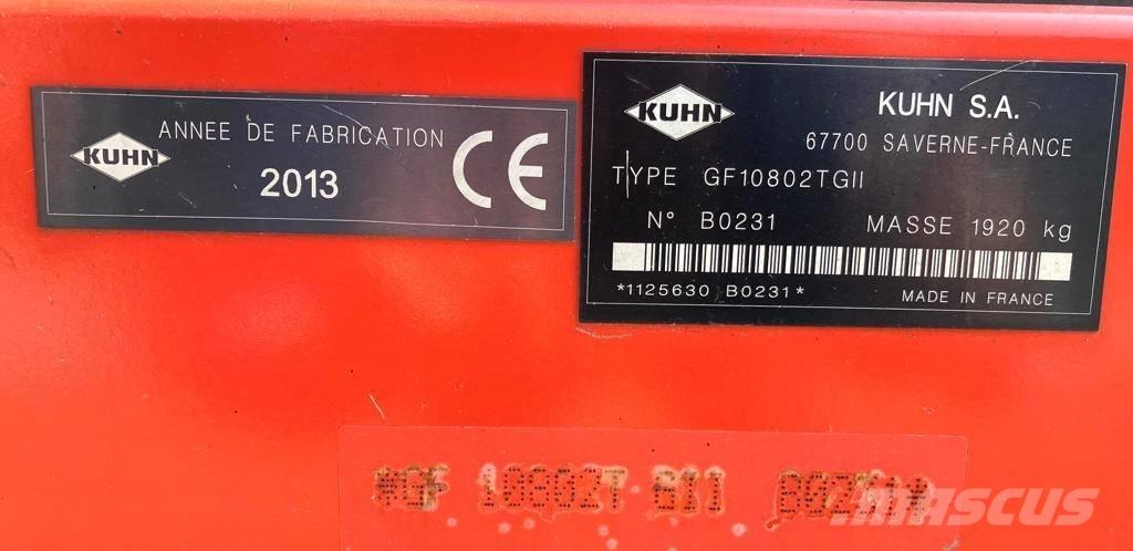 Kuhn GF 10802 T G II Τσουγκράνες και χορτοξηραντικές μηχανές