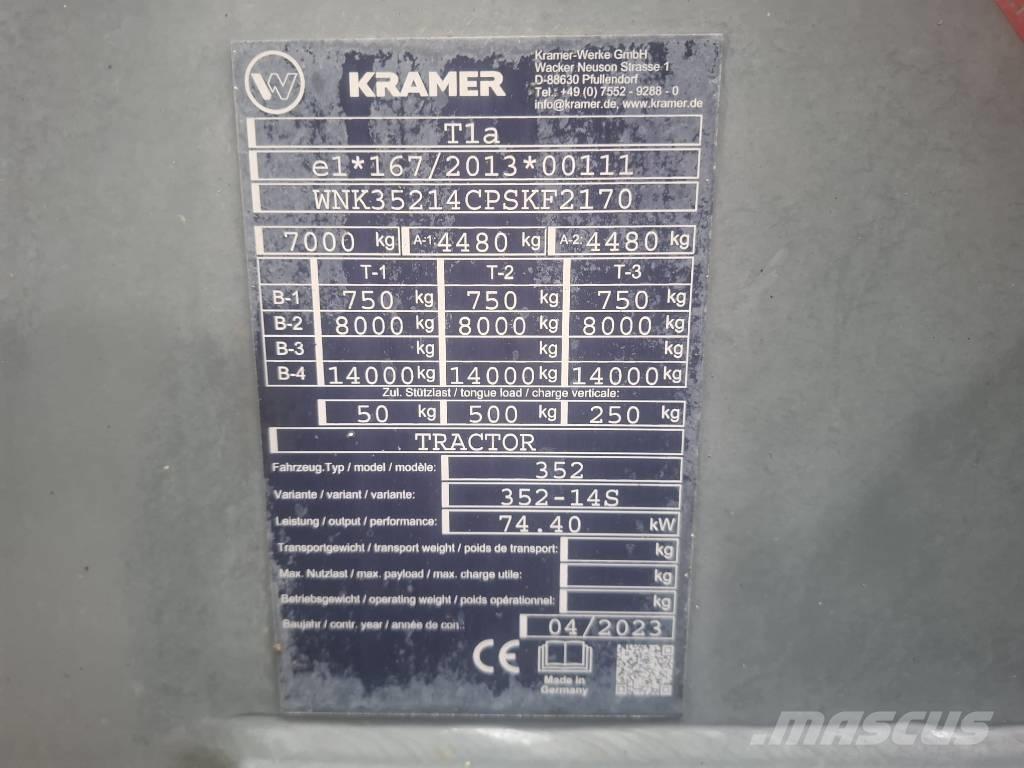Kramer 8115 Φορτωτές με λάστιχα (Τροχοφόροι)
