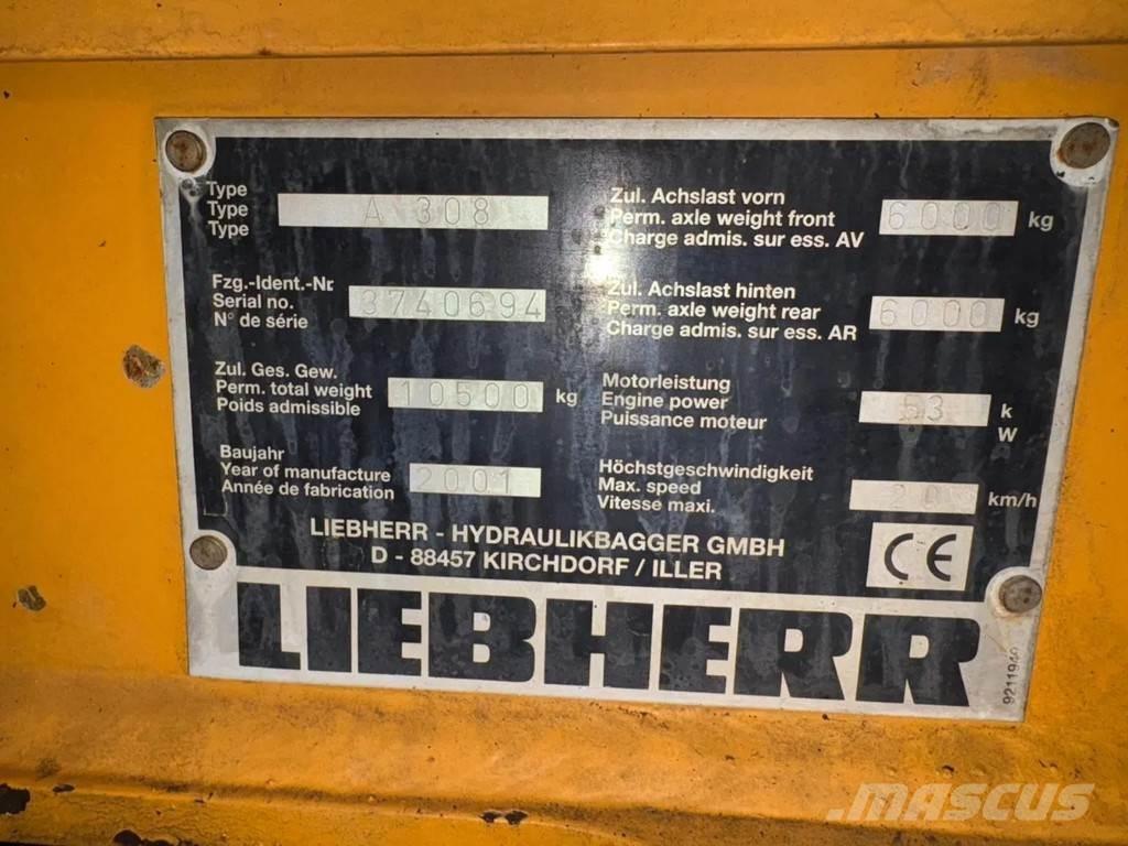 Liebherr A308 Εκσκαφείς με τροχούς - λάστιχα