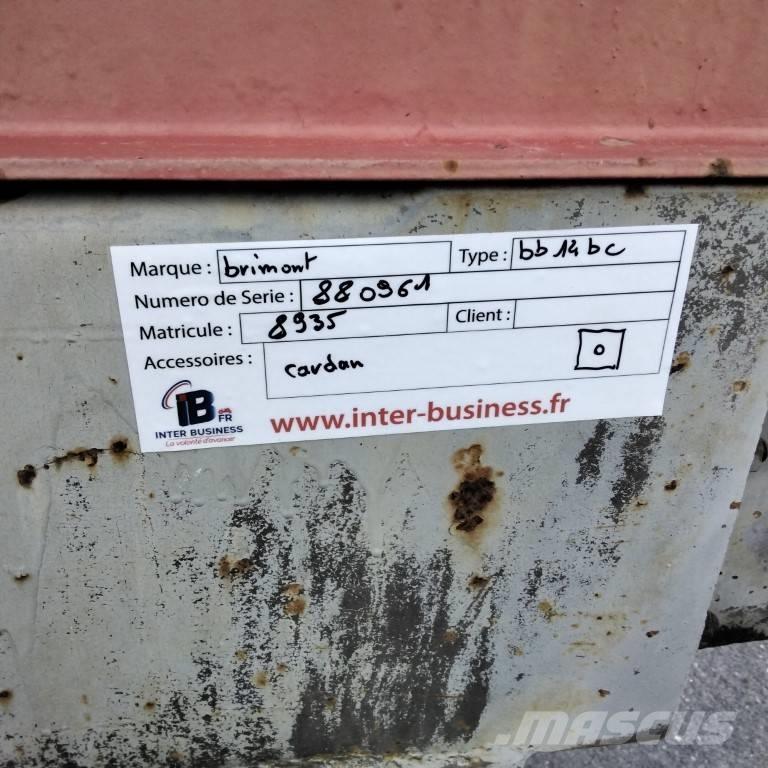 Brimont BB14BC Ανατρεπόμενες ρυμούλκες