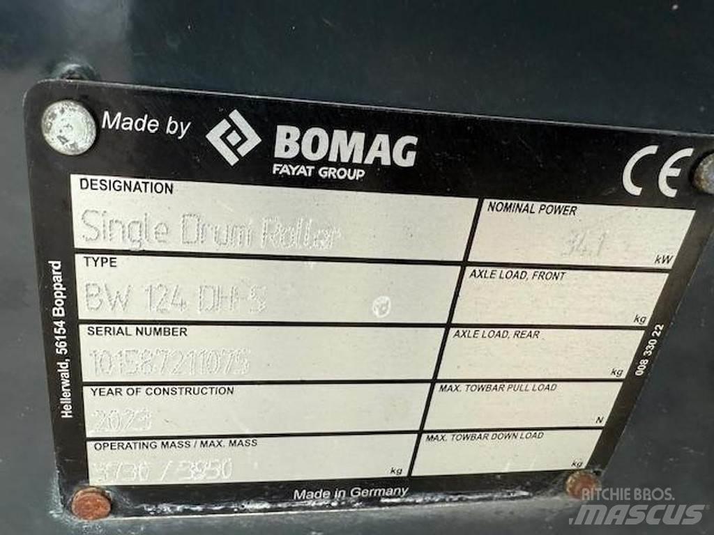 Bomag 124 DH-5 Οδοστρωτήρες μονού κυλίνδρου