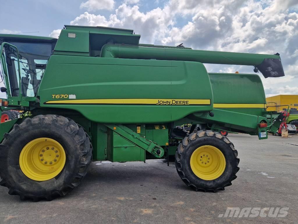 John Deere T670 Θεριζοαλωνιστικές μηχανές
