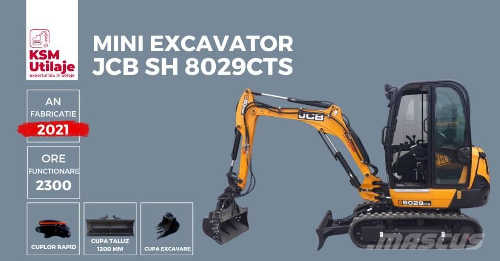 JCB 8029 CTS Εκσκαφάκι (διαβολάκι) < 7t