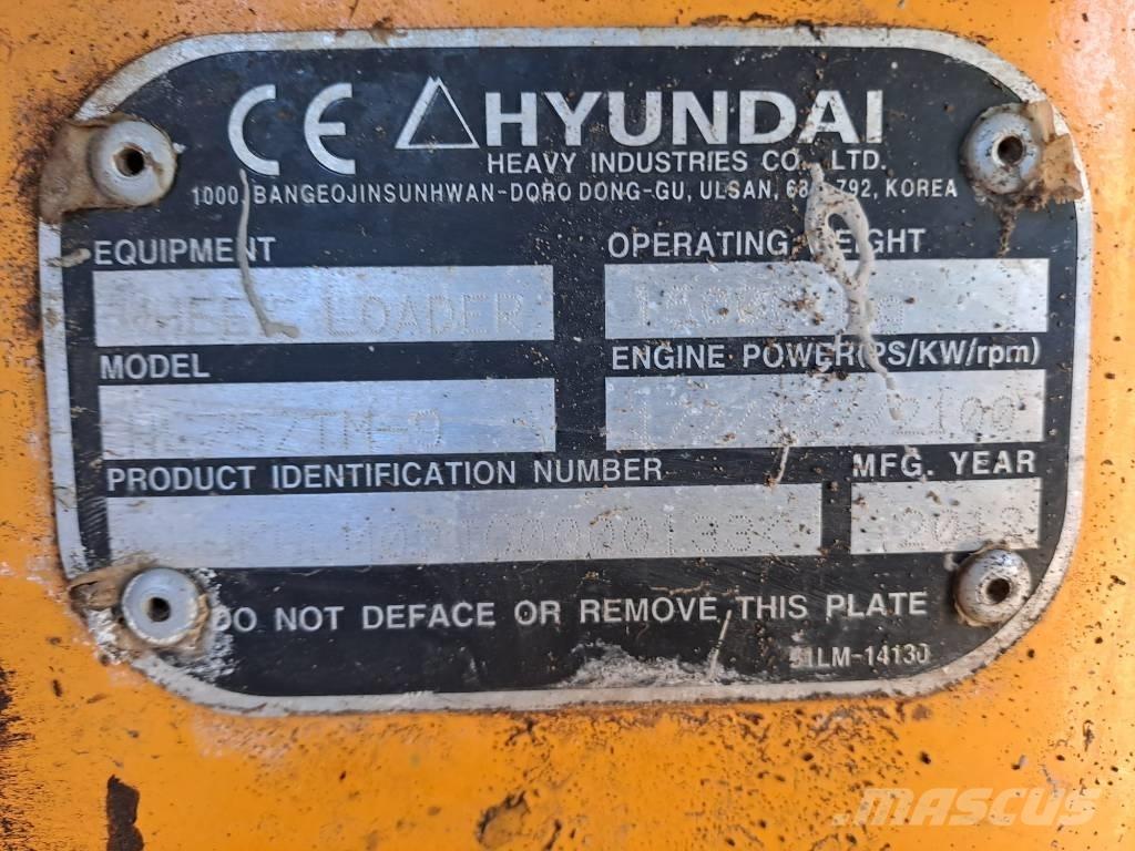 Hyundai HL 757 TM-9 Φορτωτές με λάστιχα (Τροχοφόροι)