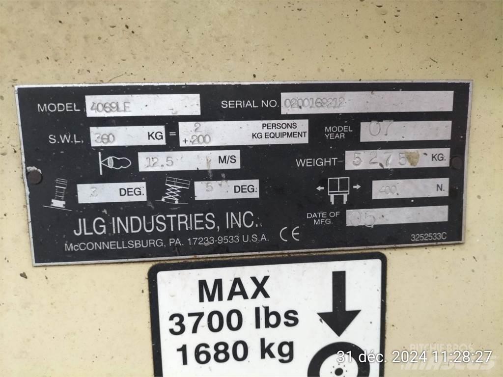 JLG 4069LE Ανυψωτήρες ψαλιδωτής άρθρωσης
