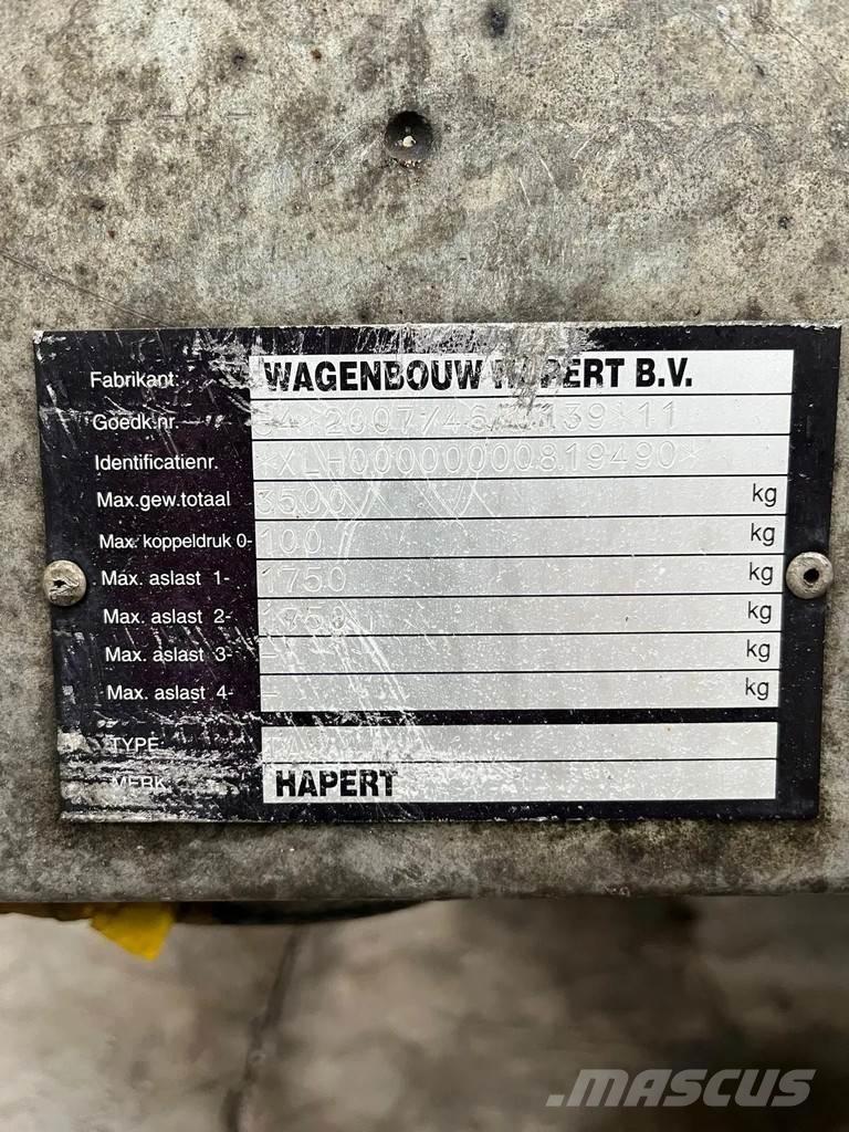 Hapert LF2 Ρυμούλκες μεταφοράς οχημάτων