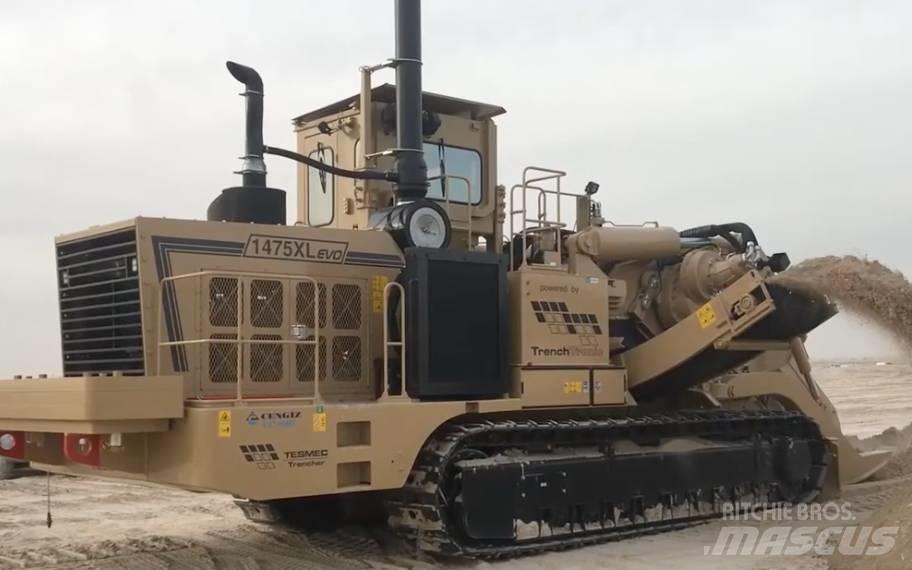 Tesmec T1475XL Πριόνια βράχων και σκυροδέματος