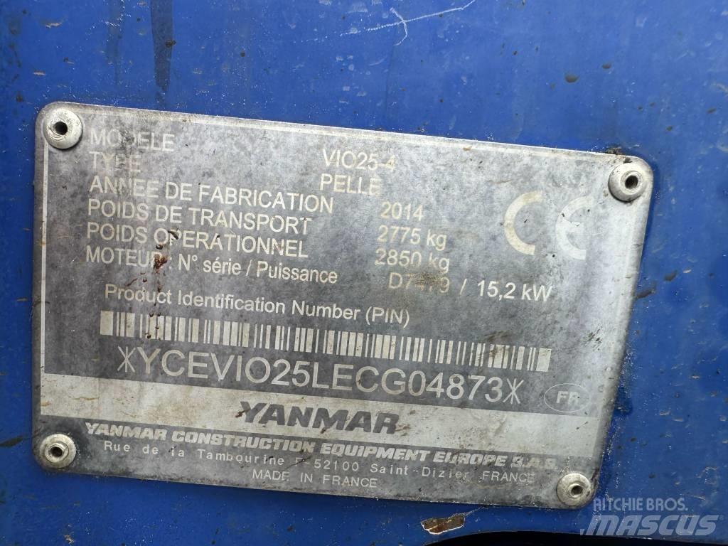 Yanmar Vio 25-4 Εκσκαφάκι (διαβολάκι) < 7t