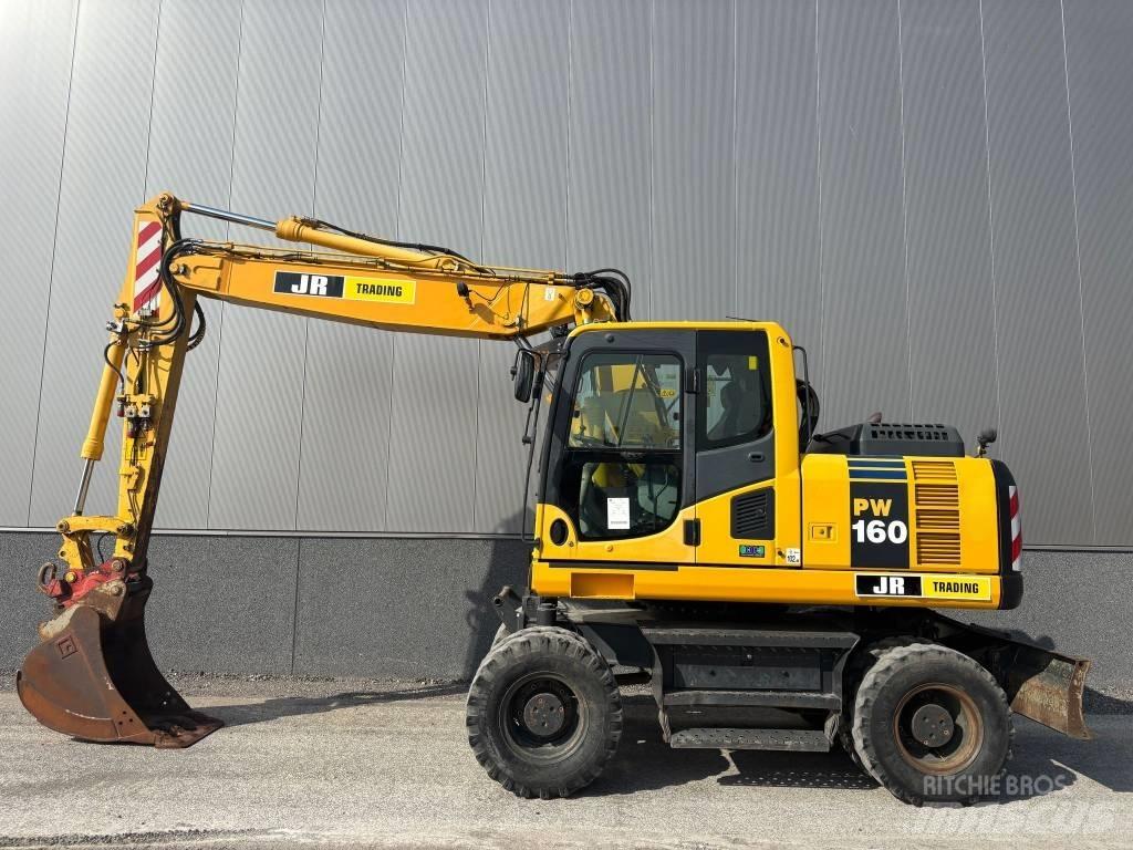 Komatsu PW 160 Εκσκαφείς με τροχούς - λάστιχα