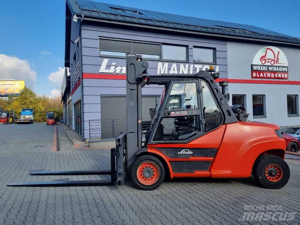 Linde H80T 1100 Περονοφόρα ανυψωτικά κλαρκ με φυσικό αέριο LPG