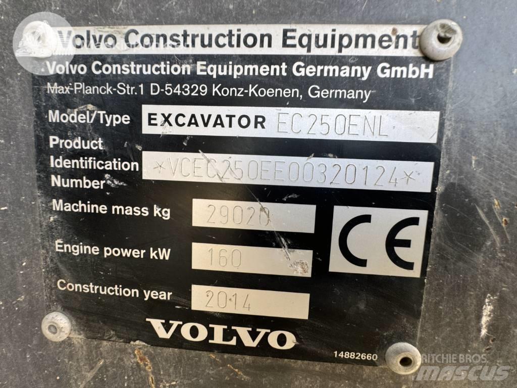 Volvo EC 250 E N L Εκσκαφείς με ερπύστριες